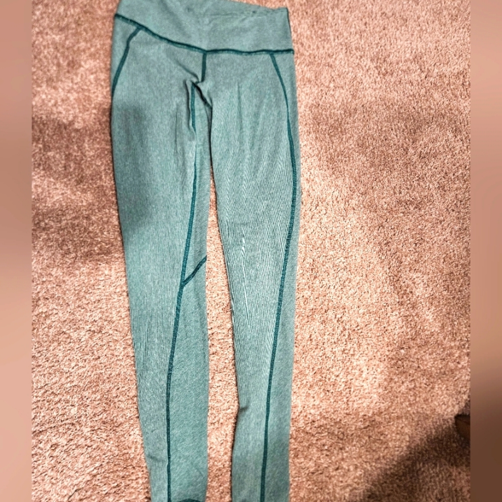 lululemon athletica Teal Seam-Panel Leggings